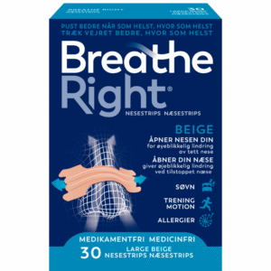 Breathe Right Næsestrips Beige Large (30 stk)